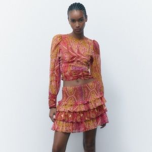 NWT Zara Mini Skirt